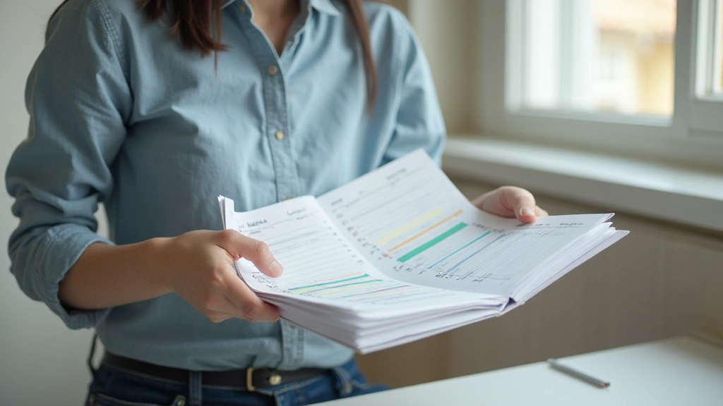 タイムブロックが整理されたプランナーを手に持つ人物