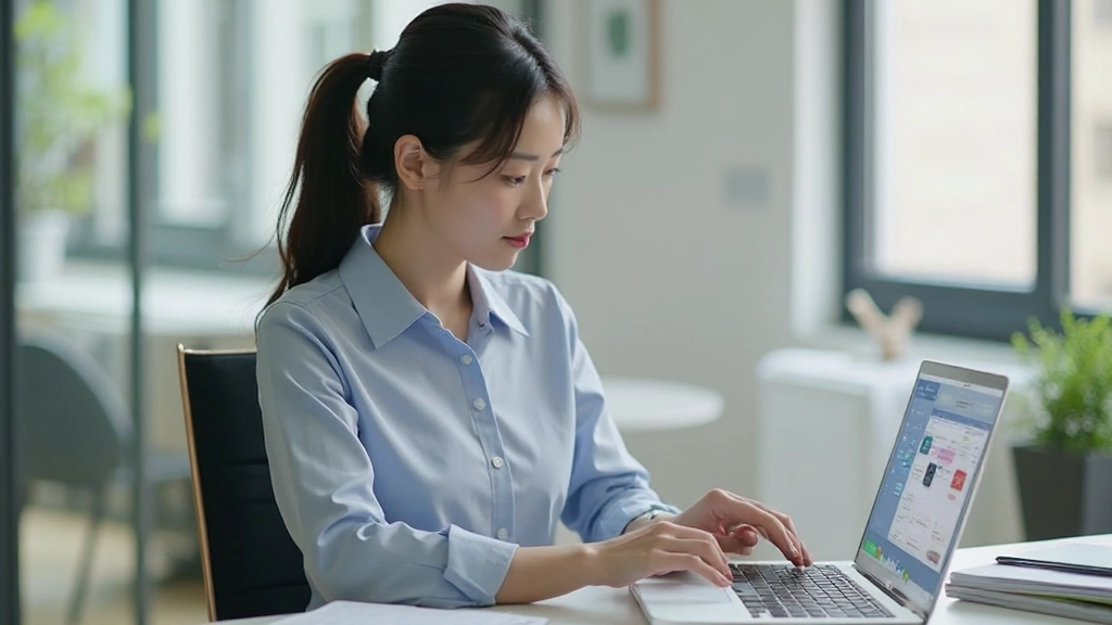 デジタルカレンダーにカラフルなタイムブロックが表示されている様子